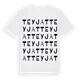 Teyjat ordlek t-shirt