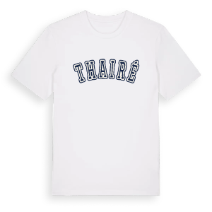 Thairé college t-shirt – ekologisk bomull t-shirt från Pinshirt