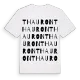 Thauron ordlek t-shirt