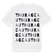 Thurageau ordlek t-shirt