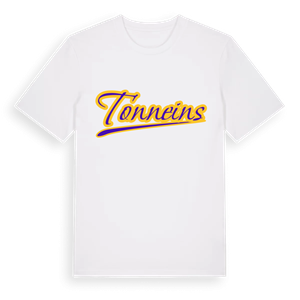Tonneins baseball t-shirt – ekologisk bomull t-shirt från Pinshirt