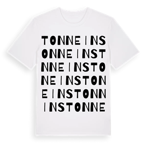Tonneins ordlek t-shirt – ekologisk bomull t-shirt från Pinshirt