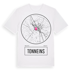 Tonneins t-shirt – ekologisk bomull t-shirt från Pinshirt