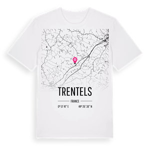 Trentels karta t-shirt – ekologisk bomull t-shirt från Pinshirt