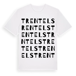 Trentels ordlek t-shirt – ekologisk bomull t-shirt från Pinshirt