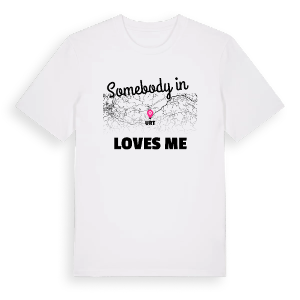Någon i Urt älskar mig t-shirt – ekologisk bomull t-shirt från Pinshirt