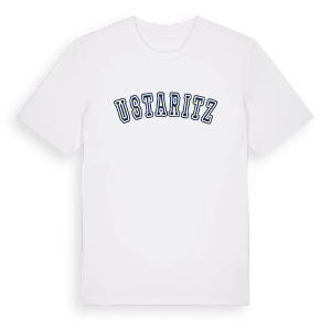 Ustaritz college t-shirt – ekologisk bomull t-shirt från Pinshirt