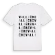 Vallière ordlek t-shirt
