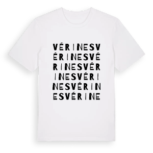Vérines ordlek t-shirt – ekologisk bomull t-shirt från Pinshirt