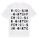 Vicq-sur-Gartempe ordlek t-shirt