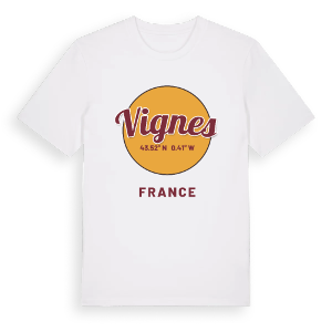 Vignes cirkel t-shirt – ekologisk bomull t-shirt från Pinshirt