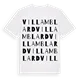 Villamblard ordlek t-shirt