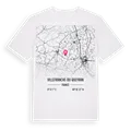 Villefranche-du-Queyran karta t-shirt