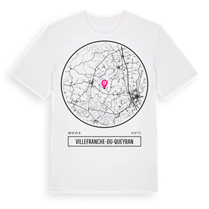 Villefranche-du-Queyran t-shirt – ekologisk bomull t-shirt från Pinshirt