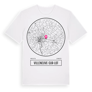 Villeneuve-sur-Lot t-shirt – ekologisk bomull t-shirt från Pinshirt
