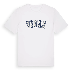 Vinax college t-shirt – ekologisk bomull t-shirt från Pinshirt