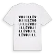 Vouillé ordlek t-shirt