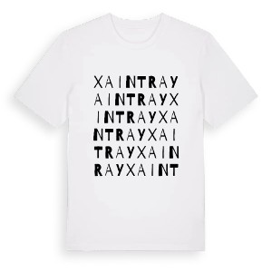 Xaintray ordlek t-shirt – ekologisk bomull t-shirt från Pinshirt