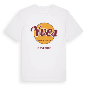 Yves cirkel t-shirt – ekologisk bomull t-shirt från Pinshirt