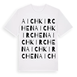 Aichkirchen ordlek t-shirt – ekologisk bomull t-shirt från Pinshirt