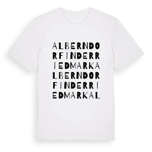 Alberndorf in der Riedmark ordlek t-shirt – ekologisk bomull t-shirt från Pinshirt