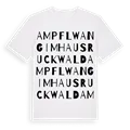 Ampflwang im Hausruckwald ordlek t-shirt