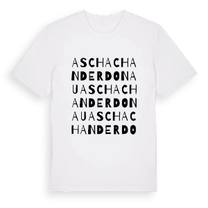 Aschach an der Donau ordlek t-shirt – ekologisk bomull t-shirt från Pinshirt