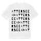 Attersee am Attersee ordlek t-shirt