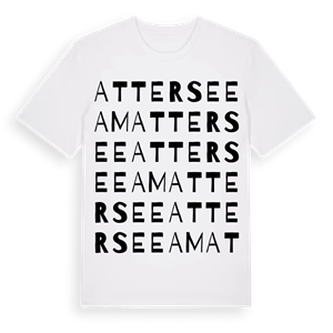 Attersee am Attersee ordlek t-shirt – ekologisk bomull t-shirt från Pinshirt