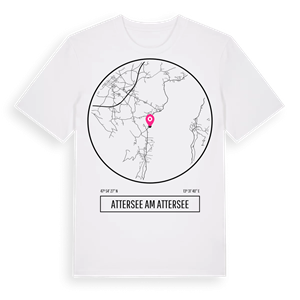 Attersee am Attersee t-shirt – ekologisk bomull t-shirt från Pinshirt