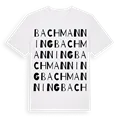 Bachmanning ordlek t-shirt