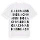Bachmanning ordlek t-shirt