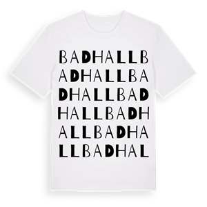 Bad Hall ordlek t-shirt – ekologisk bomull t-shirt från Pinshirt