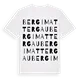 Berg im Attergau ordlek t-shirt