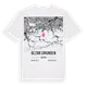 Bezirk Gmunden karta t-shirt