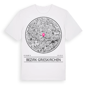 Bezirk Grieskirchen t-shirt – ekologisk bomull t-shirt från Pinshirt