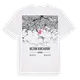 Bezirk Kirchdorf karta t-shirt