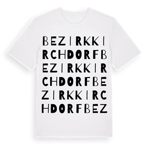 Bezirk Kirchdorf ordlek t-shirt – ekologisk bomull t-shirt från Pinshirt