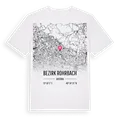 Bezirk Rohrbach karta t-shirt