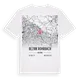 Bezirk Rohrbach karta t-shirt