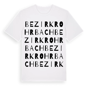 Bezirk Rohrbach ordlek t-shirt – ekologisk bomull t-shirt från Pinshirt