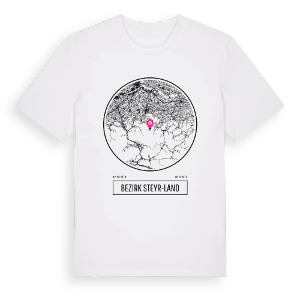 Bezirk Steyr-Land t-shirt – ekologisk bomull t-shirt från Pinshirt