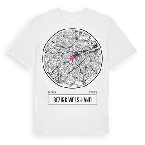 Bezirk Wels-Land t-shirt – ekologisk bomull t-shirt från Pinshirt