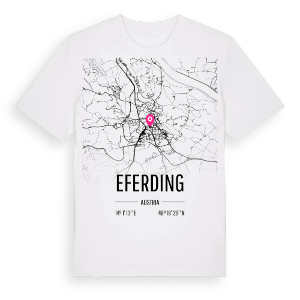 Eferding karta t-shirt – ekologisk bomull t-shirt från Pinshirt