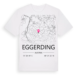 Eggerding karta t-shirt – ekologisk bomull t-shirt från Pinshirt