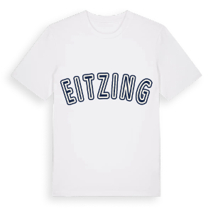 Eitzing college t-shirt – ekologisk bomull t-shirt från Pinshirt