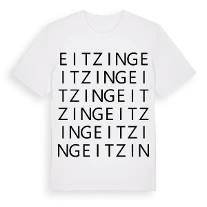 Eitzing ordlek t-shirt – ekologisk bomull t-shirt från Pinshirt