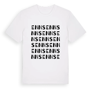Enns ordlek t-shirt – ekologisk bomull t-shirt från Pinshirt