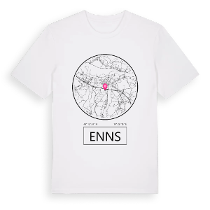 Enns t-shirt – ekologisk bomull t-shirt från Pinshirt