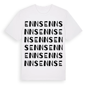Enns ordlek t-shirt – ekologisk bomull t-shirt från Pinshirt